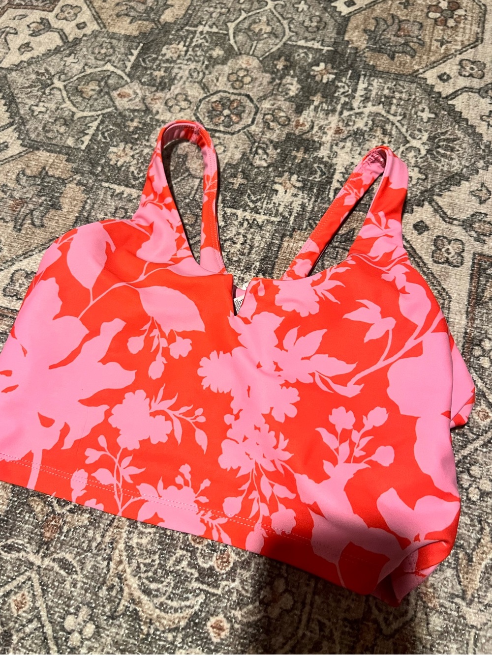 Sage Collective Hot House Floral Sports Top